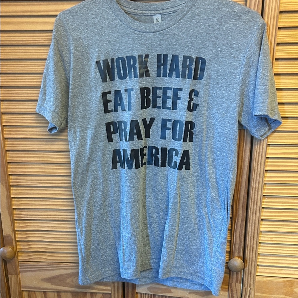 Next Level Apparel Gray Motivational Tee